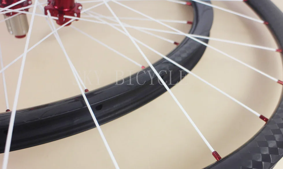 29&quot Straight pull XC bike wheel 30mm x 25mm MTB cross country tubeless carbon bicycle wheelset white spokes 12k glossy 24 holes|bicycle