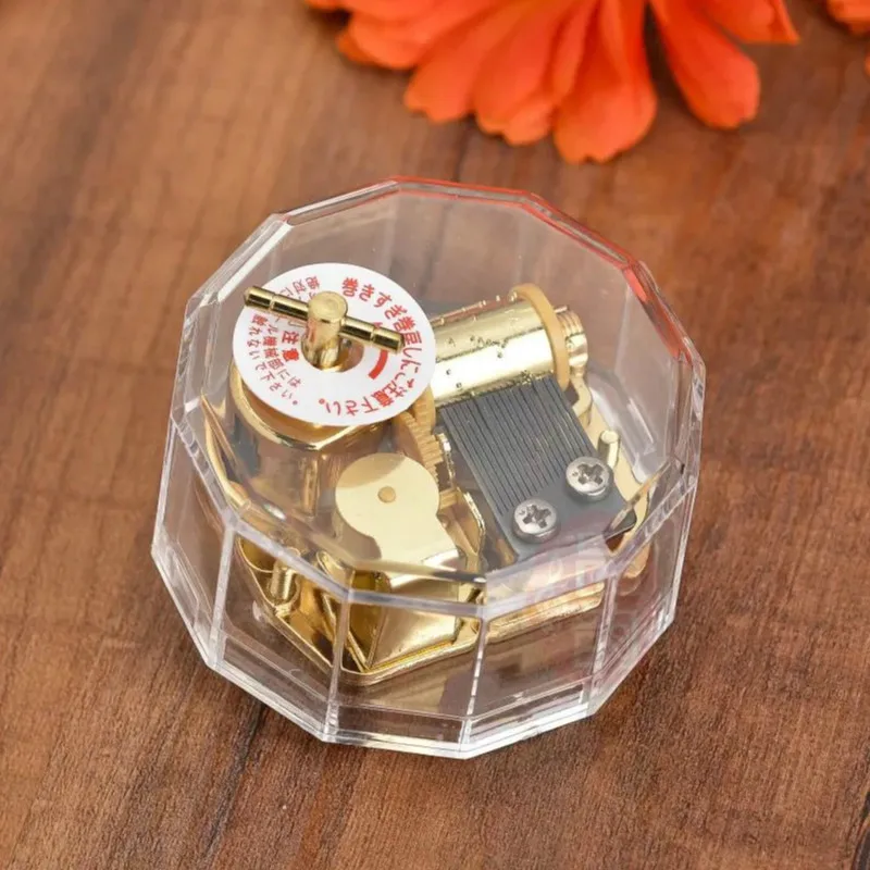 Прозрачная музыкальная шкатулка Небесный Город креативный подарок для детей на