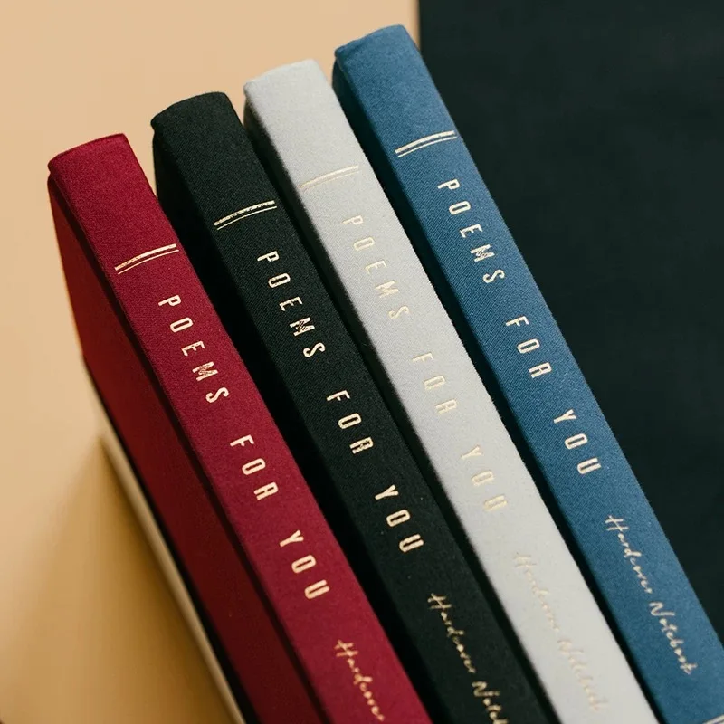 Винтажная Роскошная брендовая записная книжка в твердом переплете из фольги с буквами, Тканевая обложка, высокое качество, блокнот для путешественников, креативный журнал поставок в виде пули