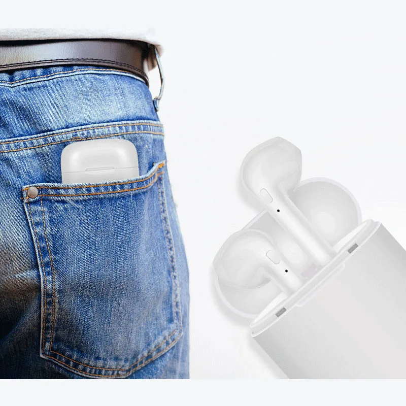MICGEEK i7s TWS беспроводные Bluetooth наушники ушные крючки стерео гарнитура для iPhone samsung