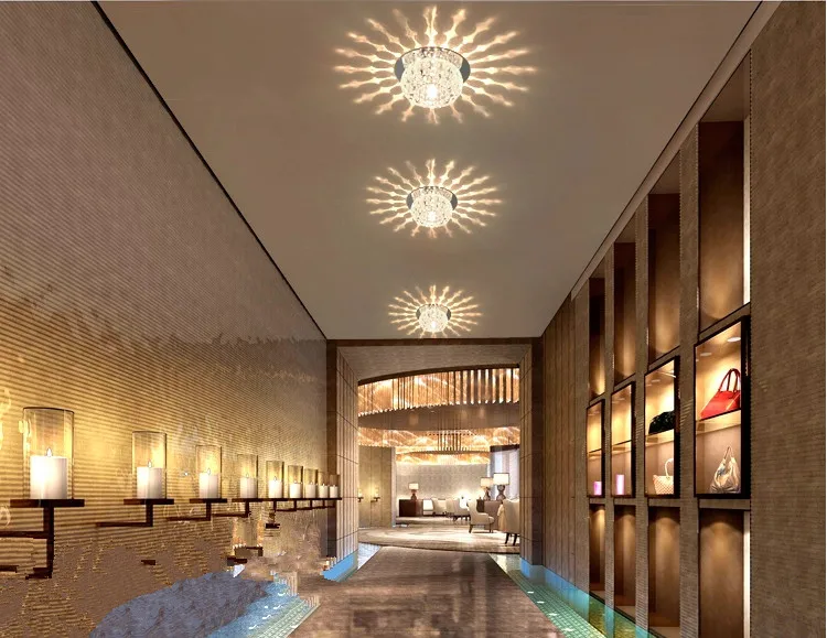 Современная светодиодная хрустальная лампа Colorpai светильник для прихожей