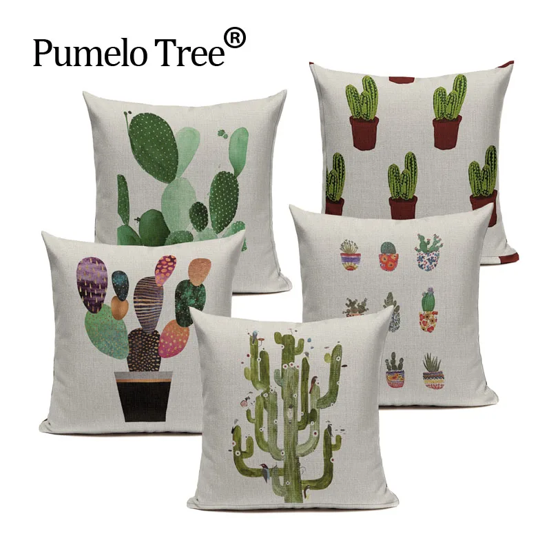 Модные африканские Чехлы для подушек с тропическими растениями наволочка С