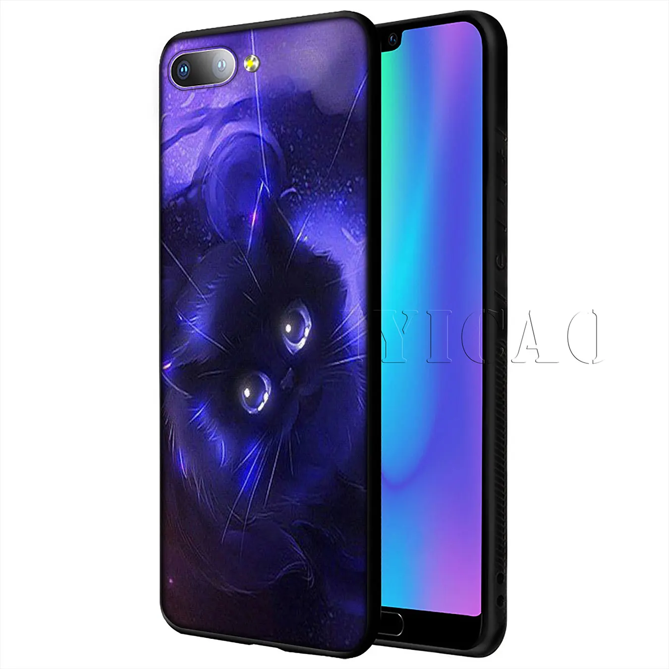 Iyicao кота милые собака и кошка мягкий чехол для huawei P20 Pro P10 P8 P9 P30 Lite Mini 2017 P Smart 2019