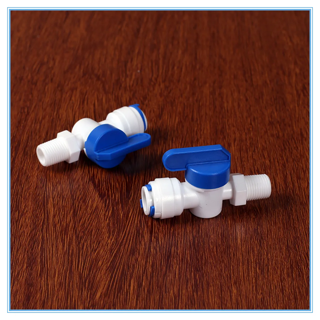 RO воды прямой 3/8 &quotOD шланг 1/4&quot BSP Мужская резьба быстроразъемные фитинги