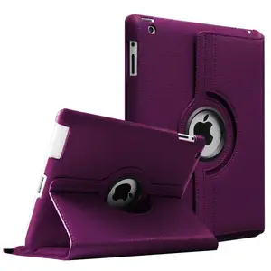 360 Degree Rotating Cover Smart Stand case cover For Funda Coque APPLE iPad 2 ipad 3 ipad 4 Tablet Case Auto sleep Case