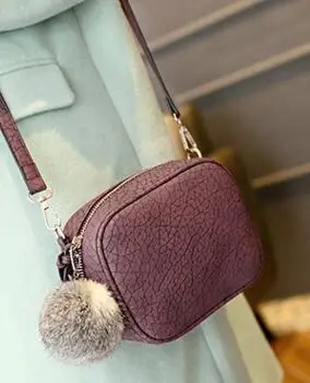 2017 осенняя и зимняя новая модная матовая маленькая квадратная сумка с шариками