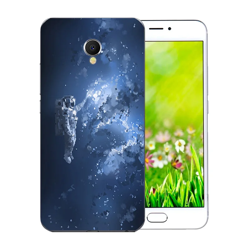 5 дюймов для Meizu MX6 космический мир шаблон чехол телефона Mx 6 Meilan Mx6 Мягкий ТПУ