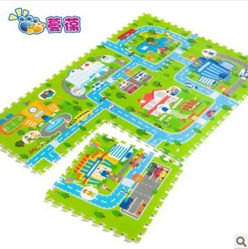 Children's Day gift Man Bao town Lock pad happy baby crawling 2cm thick climb |