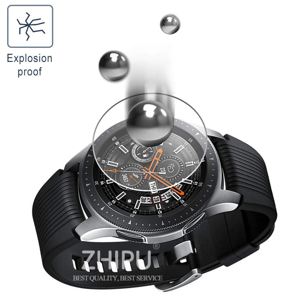 3 шт./лот 9H Премиум взрывозащищенное Закаленное стекло для samsung Galaxy Watch 46 мм и 42 мм Версия защитная пленка для экрана
