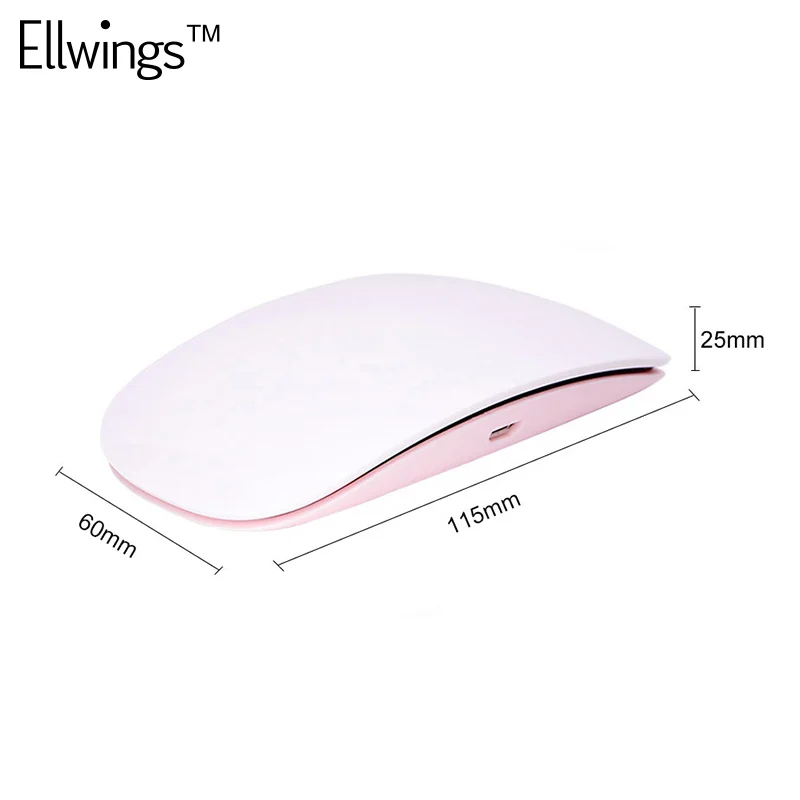Ellwings ногтей маникюрный набор пять гели содержат Топ базовый гель 3 цвета и 6 Вт УФ
