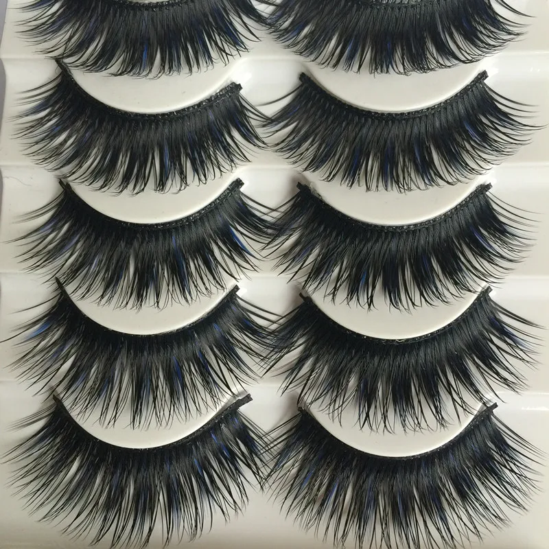 

3D Lashes Natural Thick False Fake Eyelashes Eye Lashes Makeup Extension Black Fancy Packing