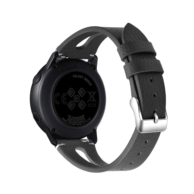 Ремешок из натуральной кожи для huawei watch gt 2 2e браслет смарт часов Samsung galaxy 46 мм S3
