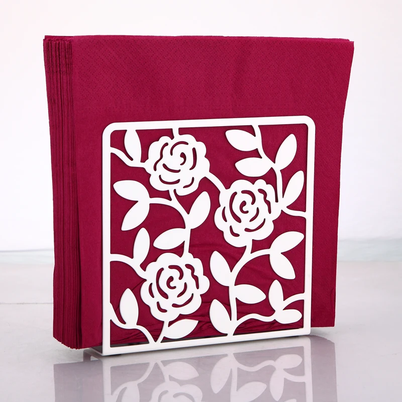 1 шт. современный стиль модная подставка для полотенец с розами коробка салфеток