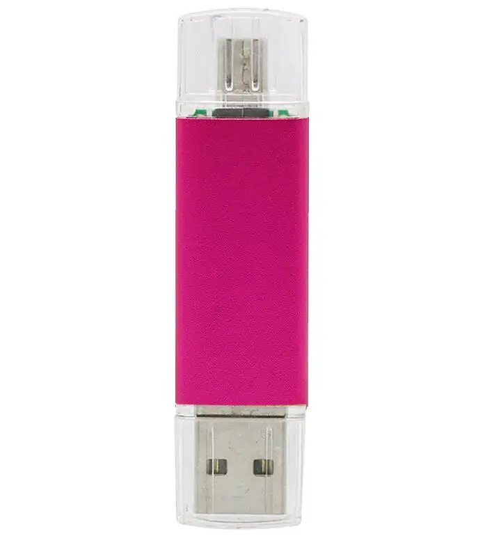 pink Смартфон, планшет, ПК, USB флеш-накопитель, 32 ГБ, флешка, 16 ГБ, двойная ручка, 8 ГБ, OTG, внешняя USB флешка, 64 ГБ, карта памяти - Цвет: pink