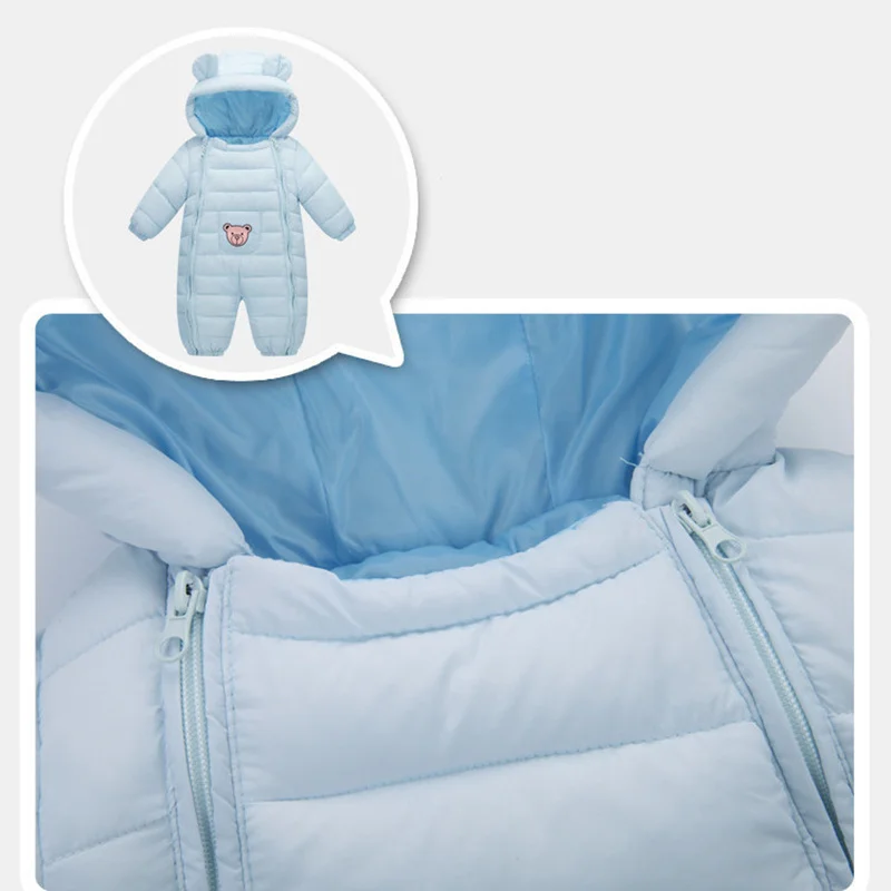 2020 new Winter Baby jumpsuit rompers girl Snow Wear Thick Warm Clothes Newborn Kids Infantil Hooded Outwear Boys Girls Clothing | Детская