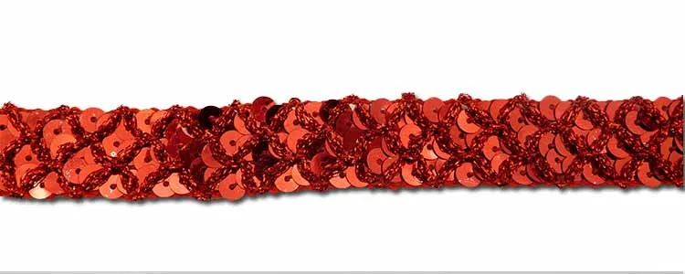 3rows red 13 м/2/3/5 рядов DIY цвета: золотистый, Серебристый блесток лентой отделка ткань для латиноамериканских танцев платье для танцев костюм украшения ШВЕЙНАЯ кружево с блестками - Цвет: 3rows red