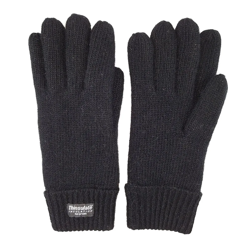 Женские Классические вязаные перчатки Bruceriver из чистой шерсти с изолированной