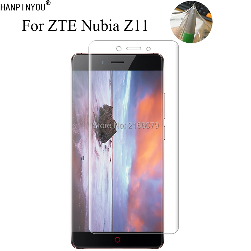 Для ZTE Nubia Z11 5 &quotмягкая искусственная защита для экрана из ТПУ Прозрачная