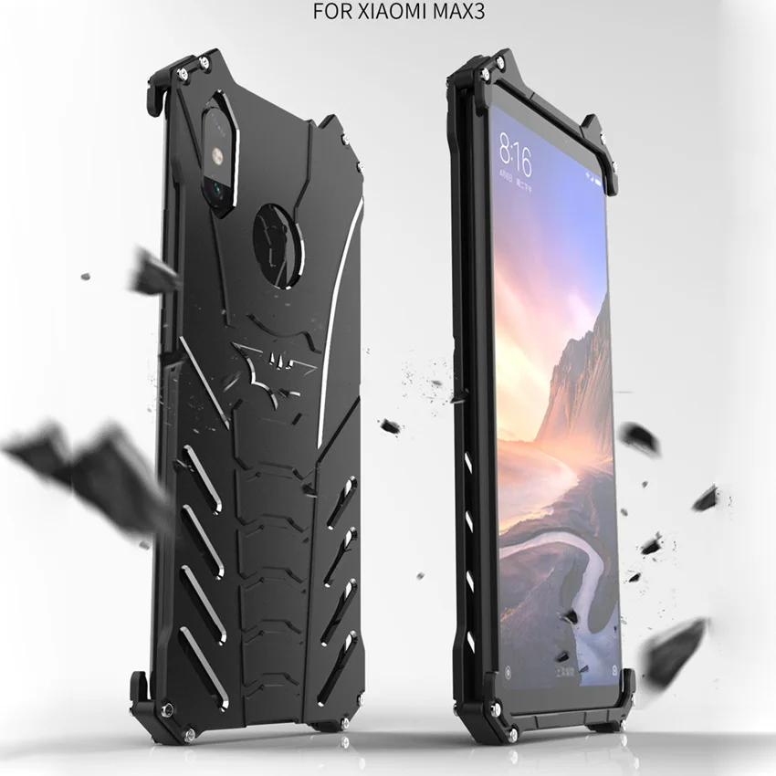 Xiomi Max3 легкий Чехол оригинальный R Just полная защита для Xiaomi Mi Max 2 3 fundas