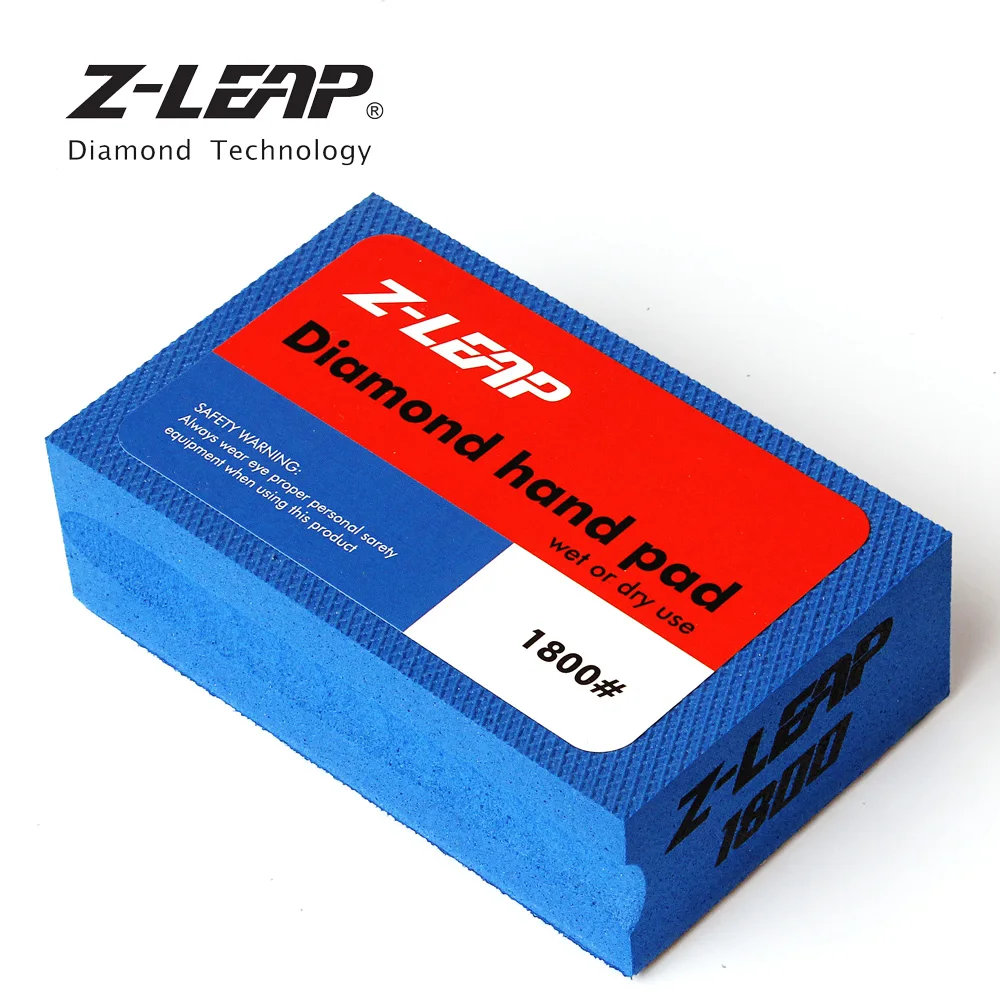 Z-LEAP, 1 шт., Полировочный круг из смолы с бриллиантами для ручной полировки, пена для стекла, керамики, мрамора, гранита, камня, мелкого шлифования, влажного использования, зернистость 800-7000