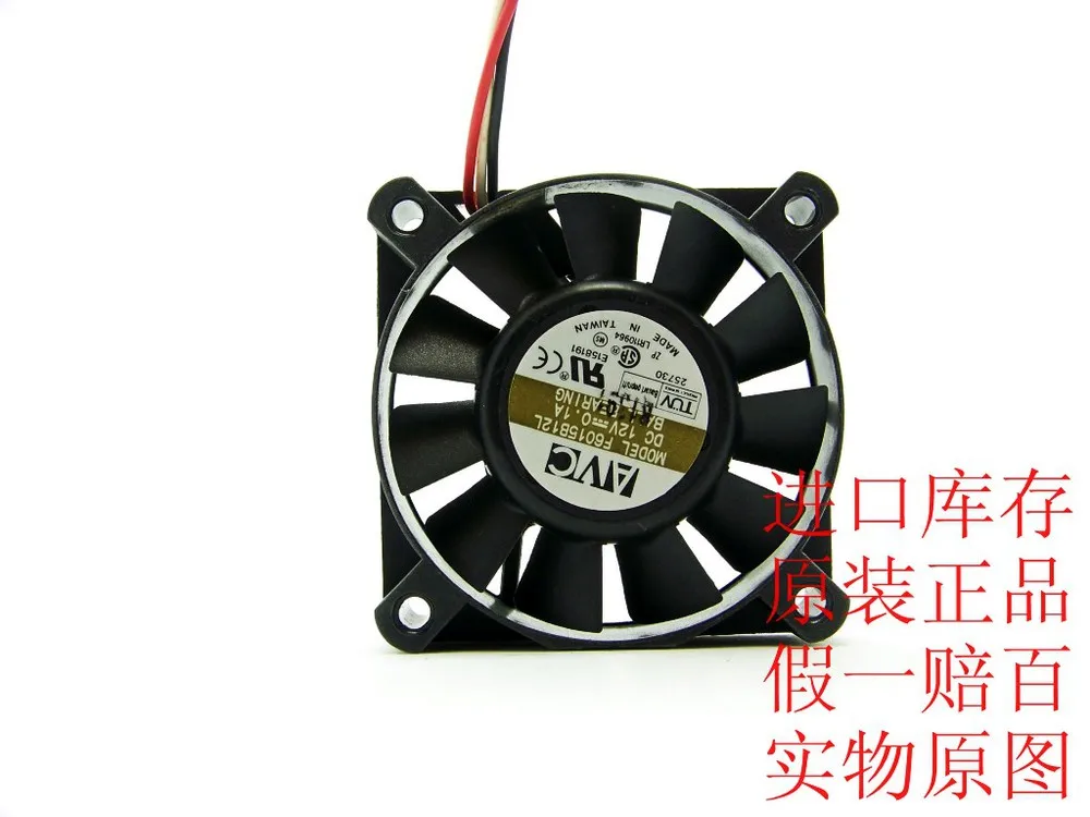 Оригинальный Для AVC F6015B12L 6 см вентилятор для материнской платы 6015 60 мм DC 12V 0.1A