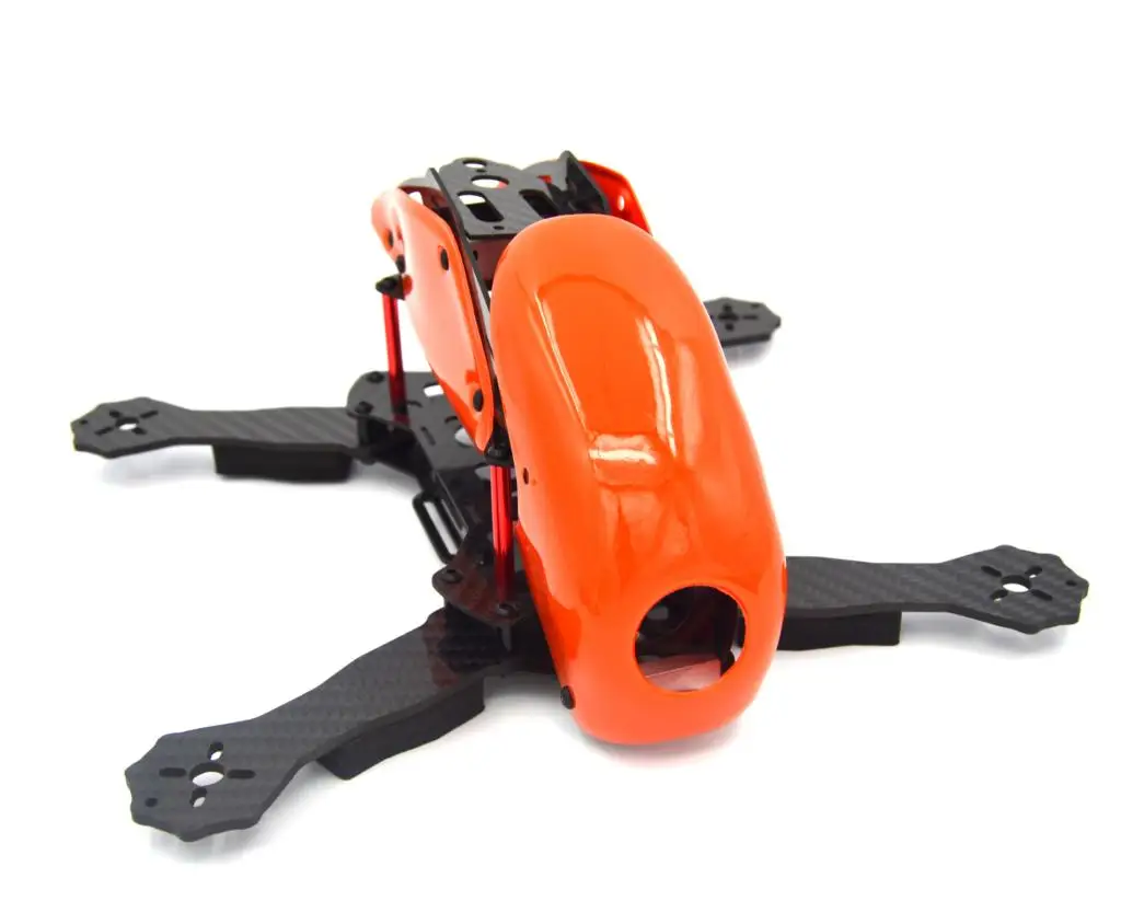 Robocat 270 мм 4 осевой Углеродного Волокна Гонки Мини Quadcopter Кадр Капот Крышка Желтый
