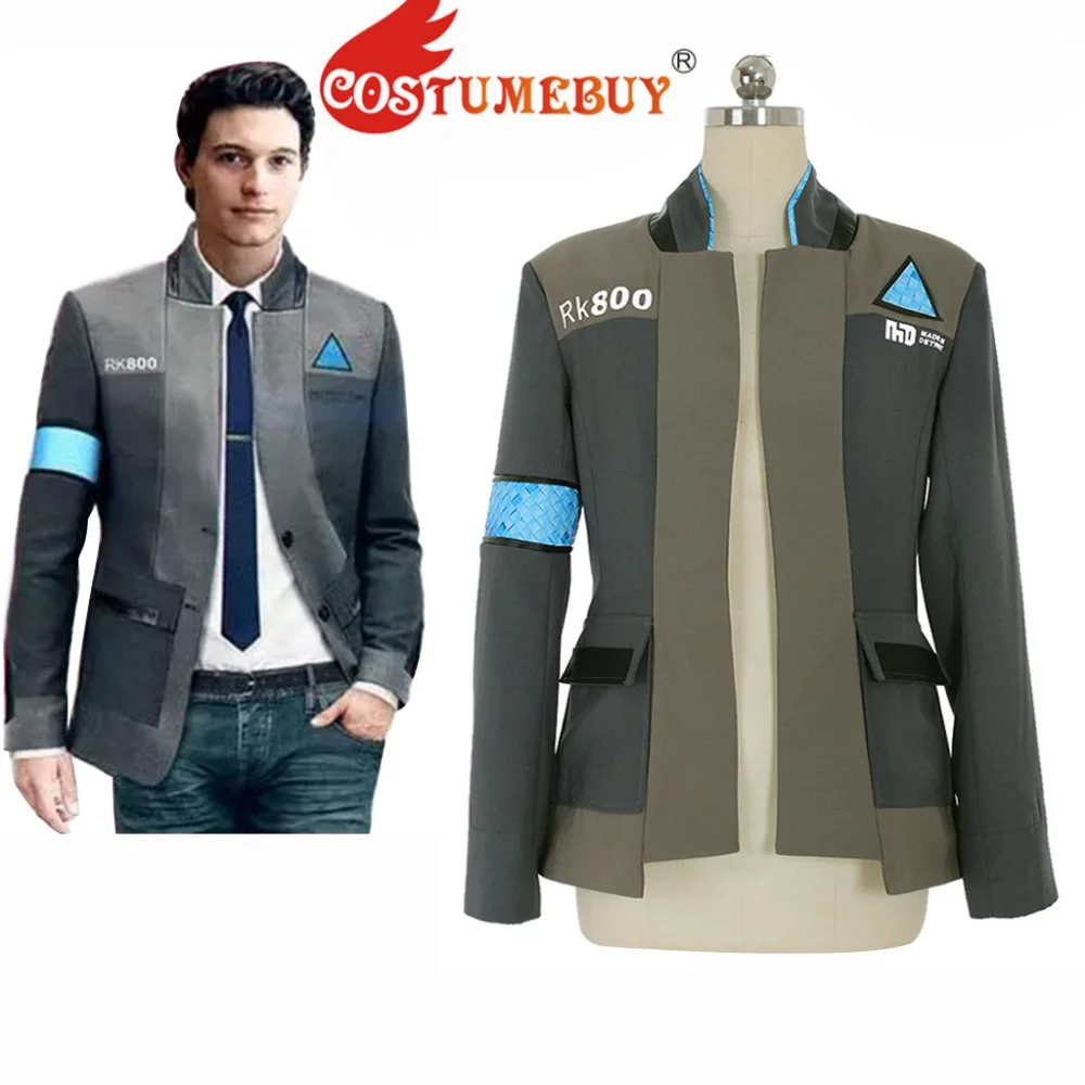 Костюм Игровой Детройт: стать человеком RK800 костюм Коннора мужской для взрослых