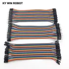 Dupont Line 120 шт., 20 см, разъем штырь-штырь, гнездо-штырь и гнездо-гнездо, перемычка, кабель Dupont для arduino, Набор для творчества