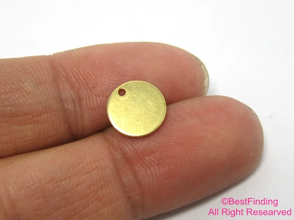 

Латунные Подвески 50 шт., подвеска для круглых сережек, 10x0,8 мм, фотоэлемент, фурнитура для сережек-R128