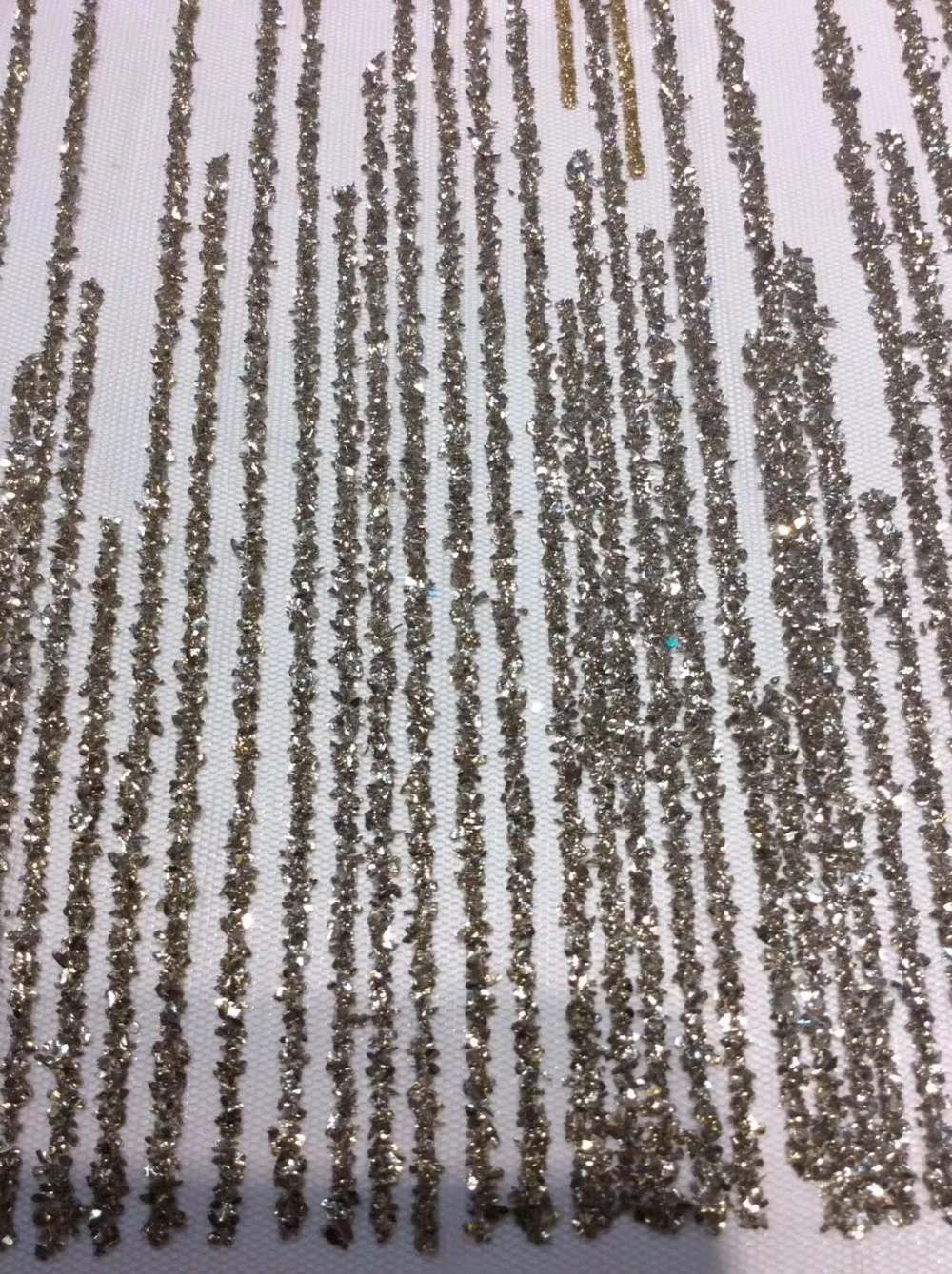 

fashion french net fabric with glued glitter shinning z-han12167 sequins lace fabric