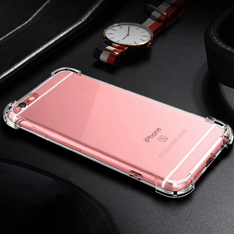 Для iPhone 7 Plus чехол прозрачный 4 Конора подушка безопасности противоударный для