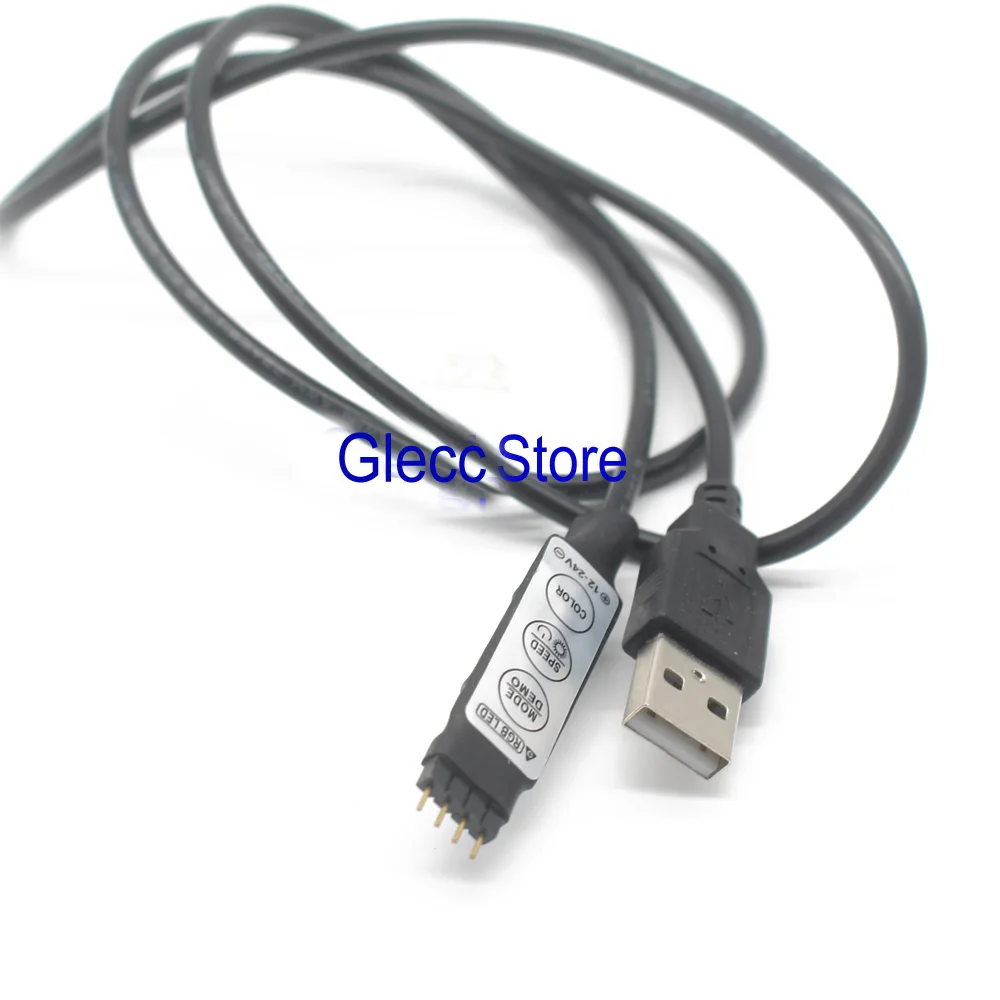 DC 5V светодиодный RGB Controller Mini 3Key 4Pin пульт дистанционного управления диммер для SMD