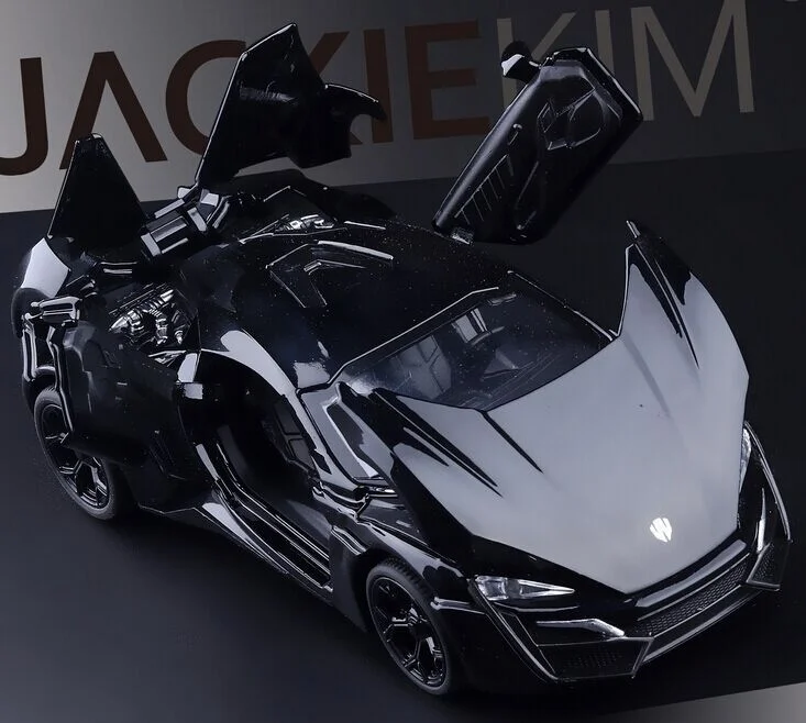 Lykan Hypersport модель автомобиля высококачественные Литые металлические автомобили