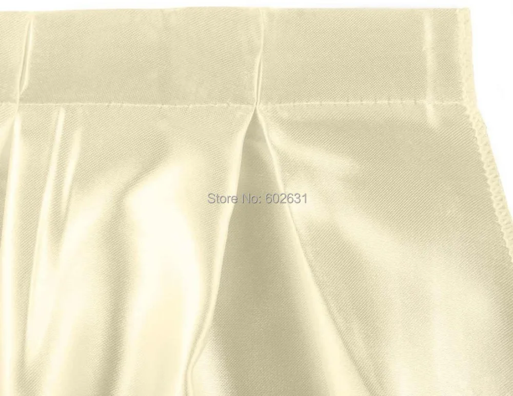 Атласная шелковая юбка для стола свадебных банкетов|banquet table skirts|for tableskirt |