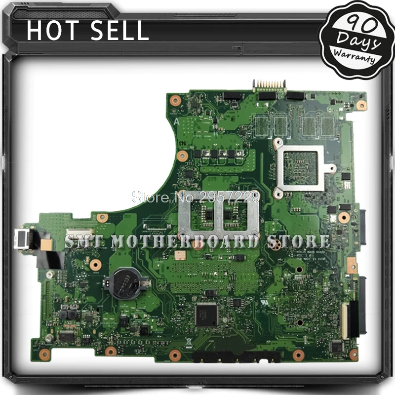 Материнская плата для ноутбука For Asus N56JN G56J G56JR 4 Memory I7 4700 REV2.0 с графической картой