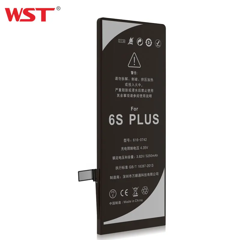 WST Оригинальный аккумулятор для Apple iPhone 6S Plus большой емкости 3250 мАч