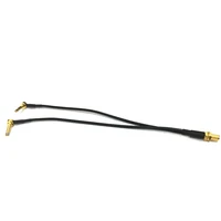 sma female jjack to 2x ms156 right angle y type splitter pigtail cable rg174 test probe leads