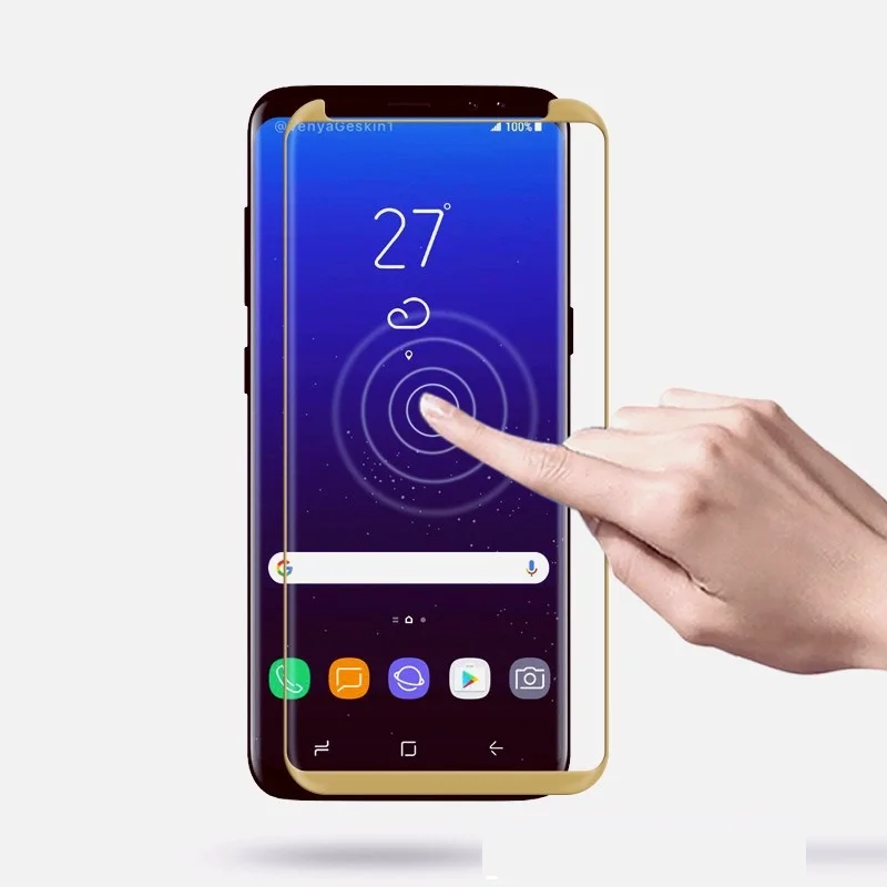 Защитная пленка для экрана S8 Note 8 Samsung Galaxy plus закаленное стекло с полным покрытием
