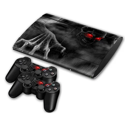 0028 Хороший дизайн ПВХ кожи Стикеры для Ps3 super slim 4000 консоль и контроллеры Стикеры s - Цвет: 0028