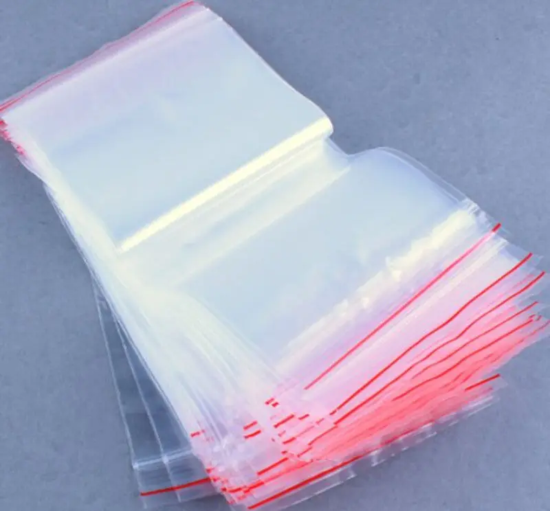 

100pcs/lot Plastic Small Zip Lock Bags Clear Poly Bag Reclosable Baggies Gift Candies Packing Bags 6 X 9cm