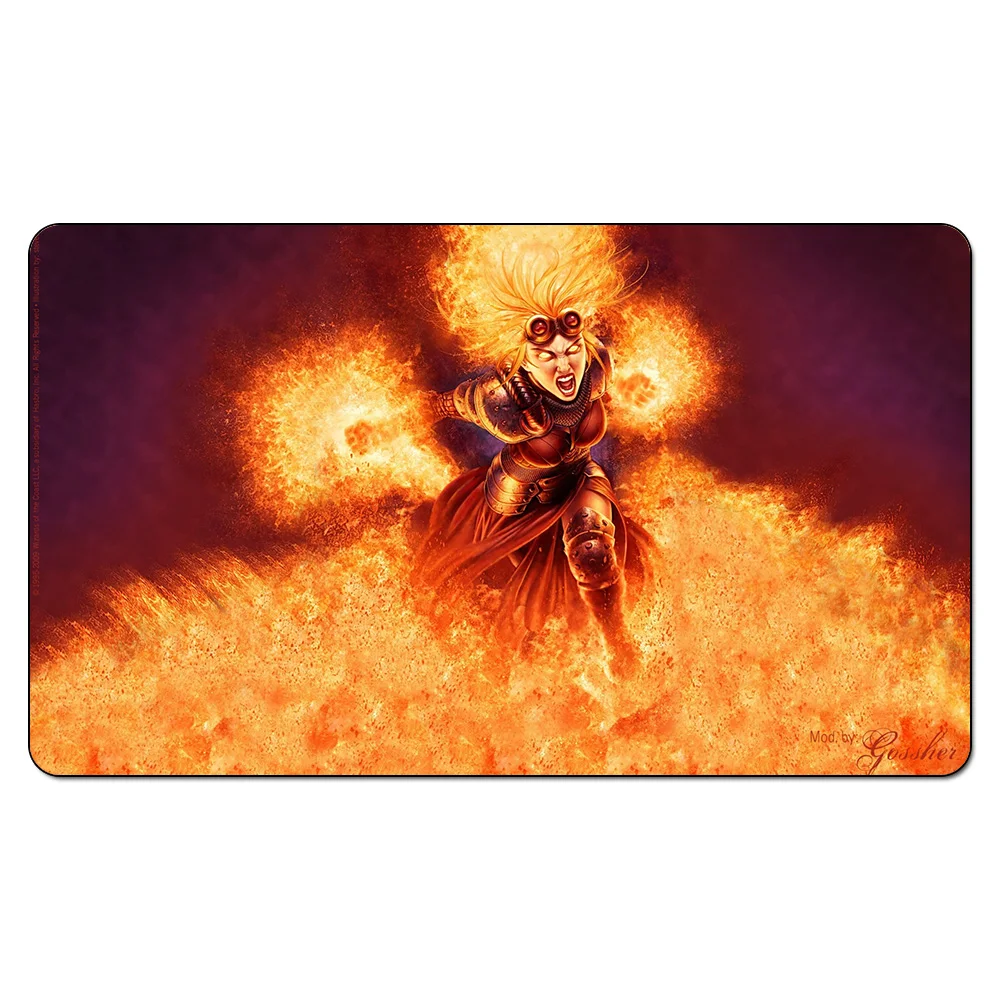 Ангел боевой Дракон Playmat) волшебный Настольные игры playmats, резиновые таблицы площадку, сбор Дизайн Playmat Бесплатный подарок мешок - Цвет: Белый