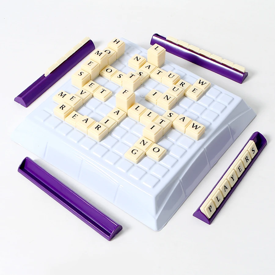 Upwords 3D Scrabble Word Building Классическая образовательная настольная игра кроссворды