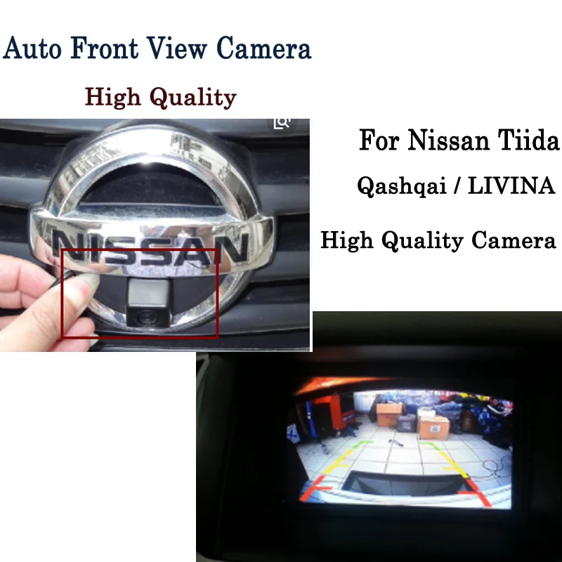 Парковочная камера с логотипом для Nissan Tiida Qashqai/LIVINA/CCD парковочная ночным видением установка логотипа