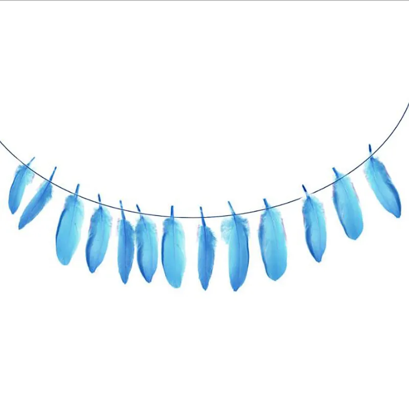 Разноцветные перья гирлянда воздушные шары комбинация украшение для дня