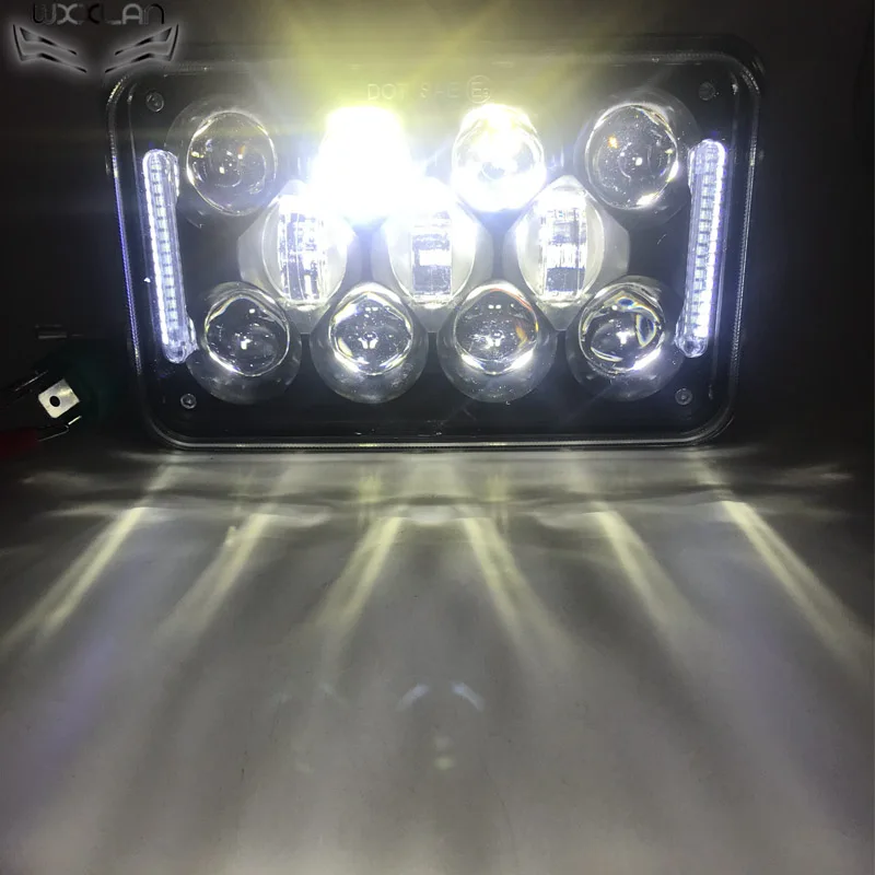Wxxlan 60 Вт DRL светодиодный прямоугольный лампы авто Замена 4x6 морской Светодиодный