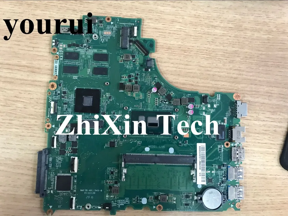 Материнская плата для ноутбука Lenovo V310-15ISK V310-14ISK, материнская плата DAOLV6MB6F0 i5-6200u, 100% тестирование