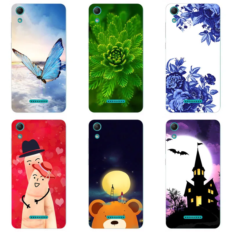 Phone case For Wiko Lenny4 Lenny 4 Cute Animals Beautiful flowers scenery High Quality Painted TPU Soft Case Silicone Skin Shell | Мобильные