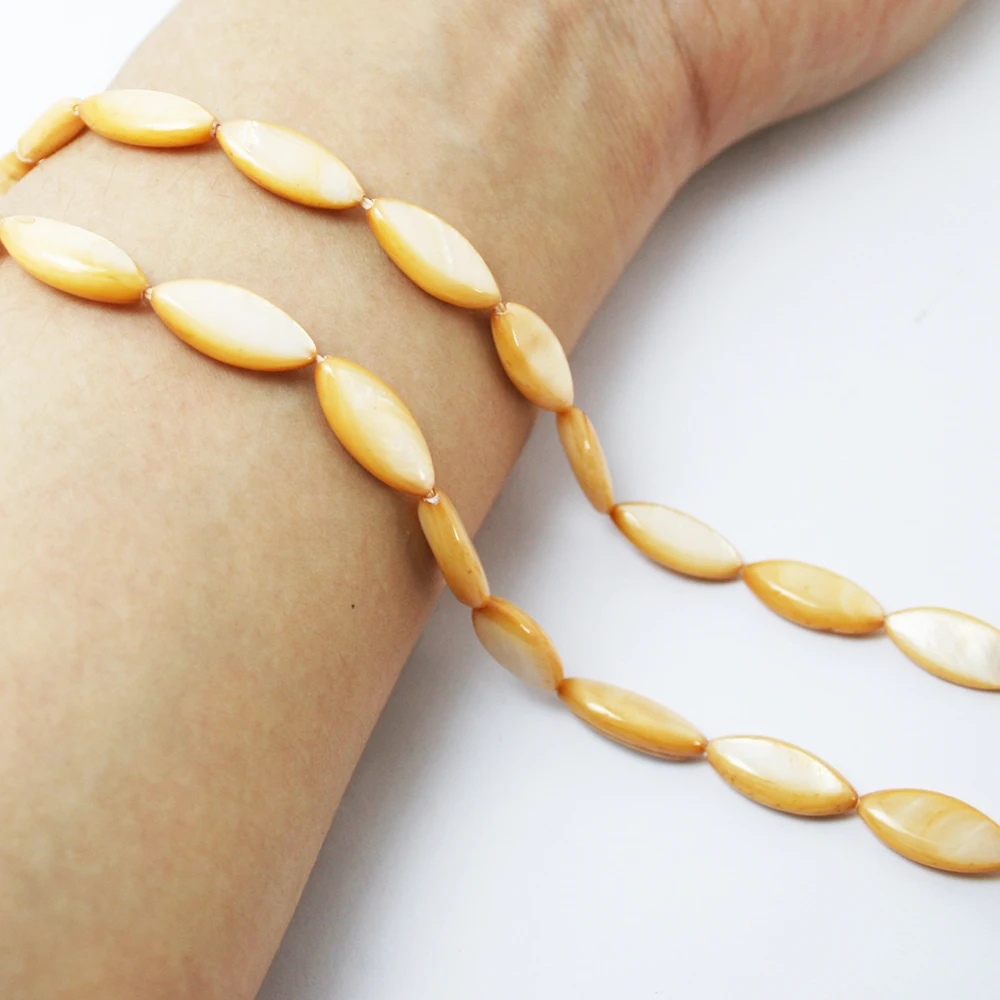 22 шт. смешанные цвета с конским глазом натуральный швабра бусины для женских