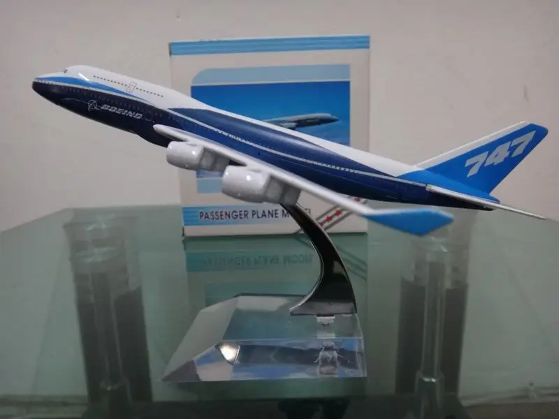 Большой 1:400 Самолет Модели Китайских Самолетов Boeing 747 Авиакомпании Модель Diecasts
