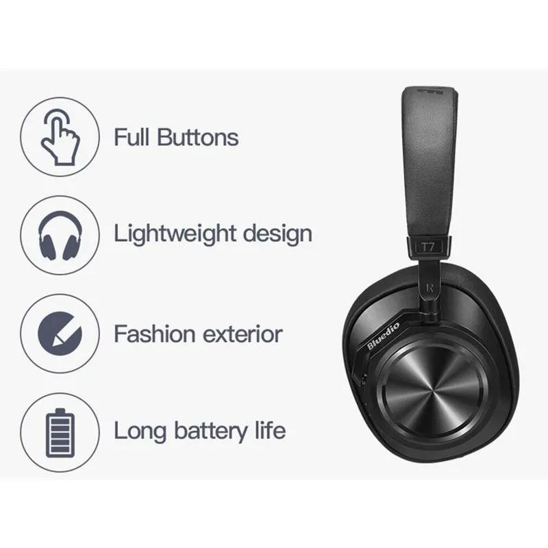 Bluedio T7 Bluetooth наушники Беспроводной опеределяемый пользователем система
